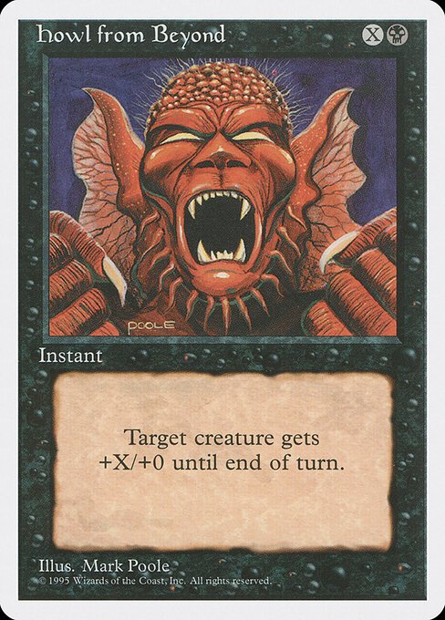Howl from Beyond card from 4ED #product-1787