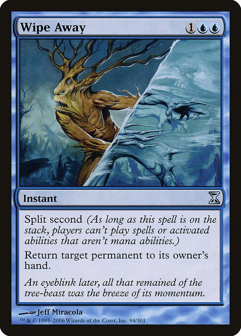 Wipe Away card from TSP #94