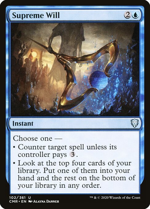 Supreme Will card from CMR #102