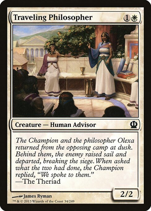 Traveling Philosopher card from THS #34