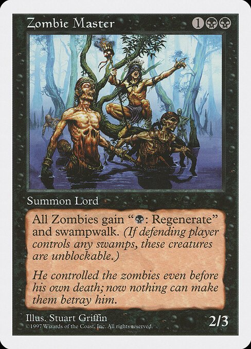 Zombie Master card from 5ED #product-2457