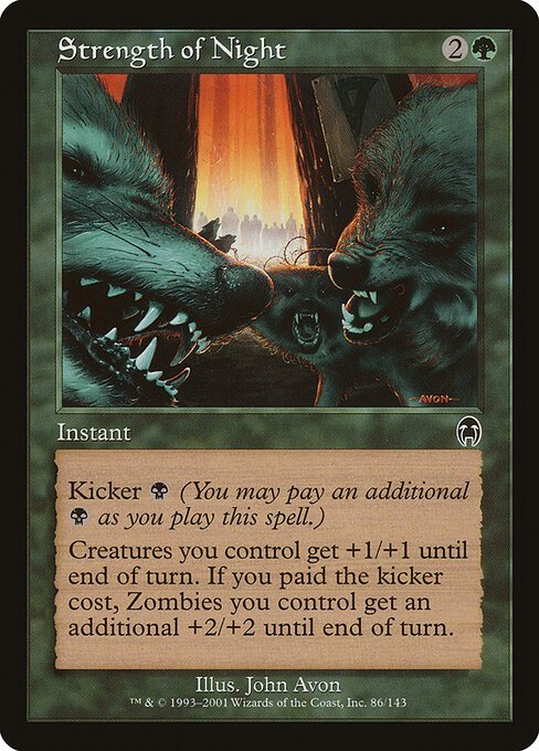 Strength of Night card from APC #86