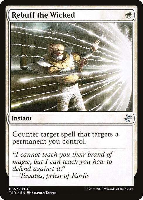 Rebuff the Wicked card from TSR #35