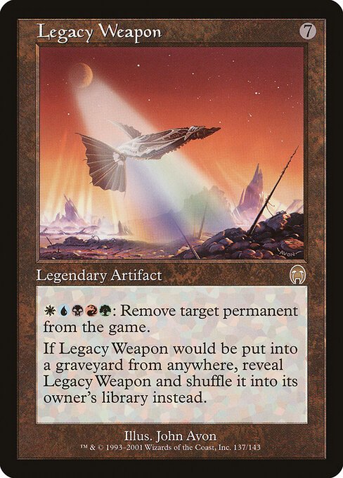 Legacy Weapon card from APC #137