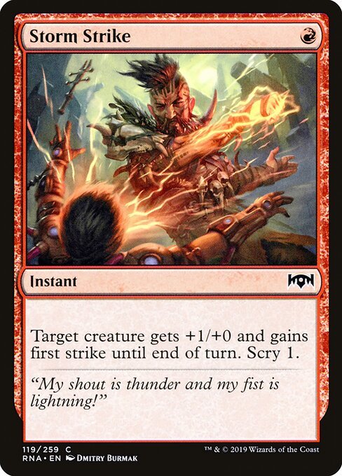 Storm Strike card from RNA #119