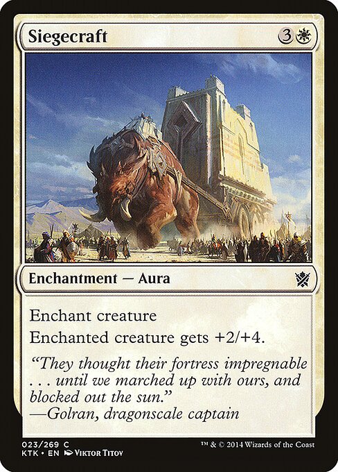 Siegecraft card from KTK #23