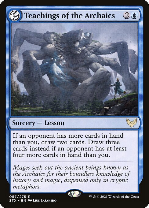 Teachings of the Archaics card from STX #57