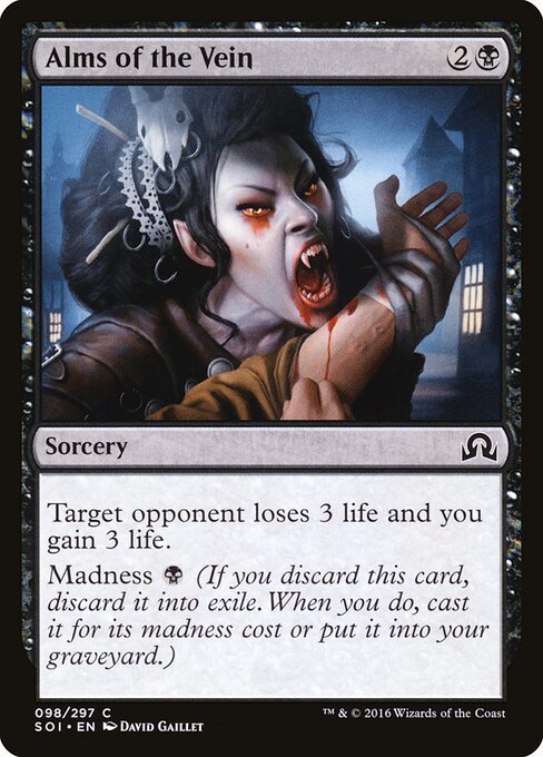 Alms of the Vein card from SOI #98