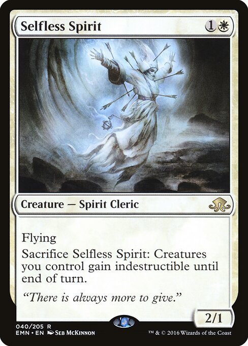 Selfless Spirit card from EMN #40