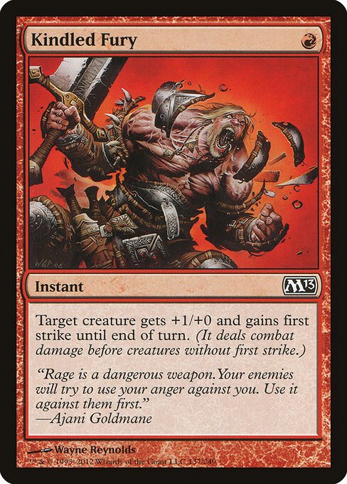 Kindled Fury card from M13 #137
