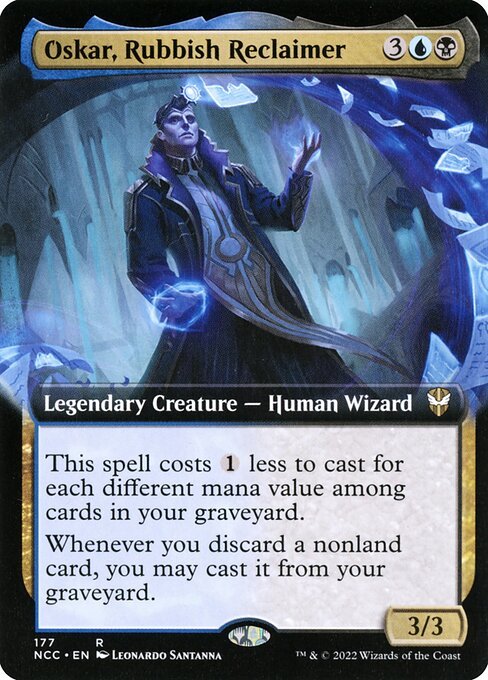 Oskar, Rubbish Reclaimer card from NCC #177