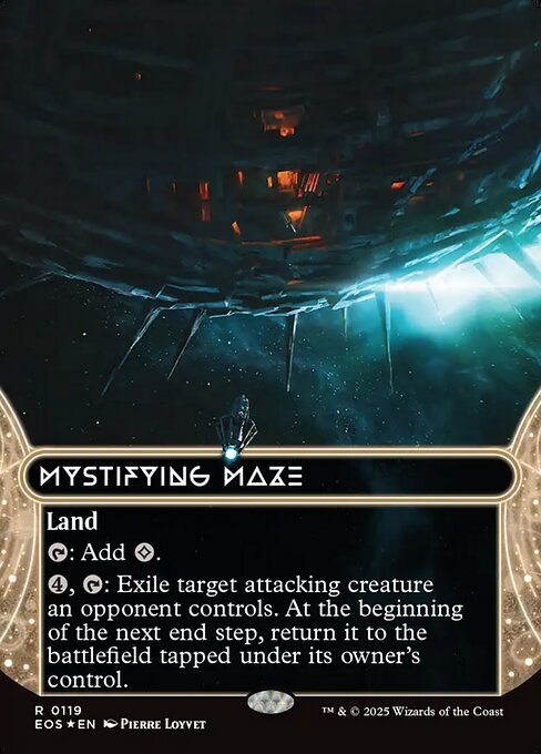 Mystifying Maze card from EOS #119