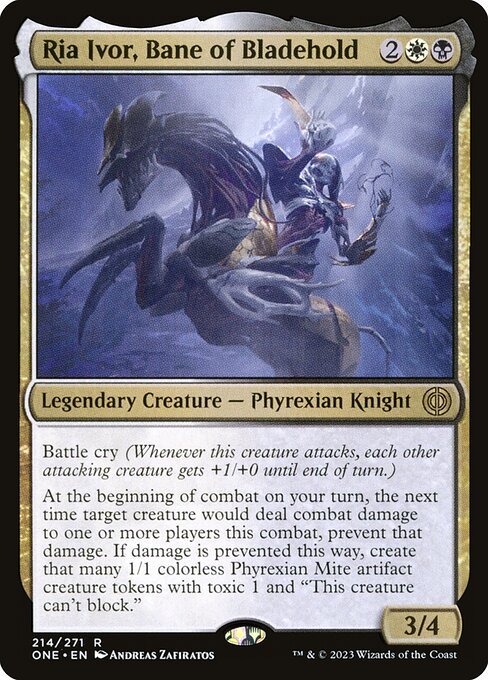 Ria Ivor, Bane of Bladehold card from ONE #214