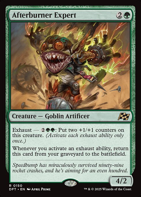 Afterburner Expert card from DFT #150