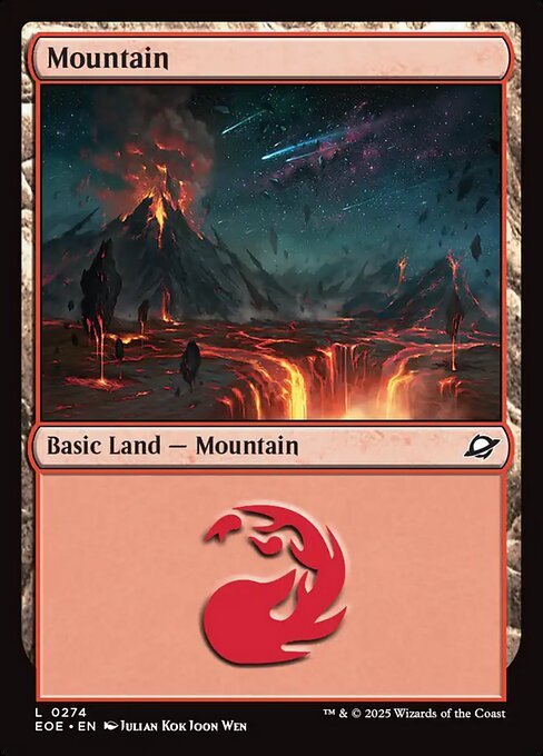 Mountain (0274) card from EOE #274