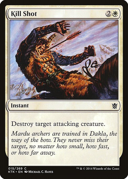 Kill Shot card from KTK #15
