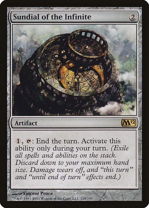 Sundial of the Infinite card from M12 #218