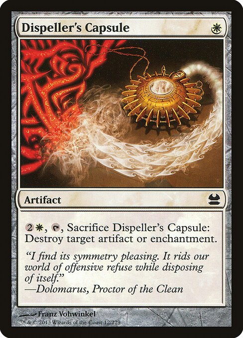 Dispeller's Capsule card from MMA #12