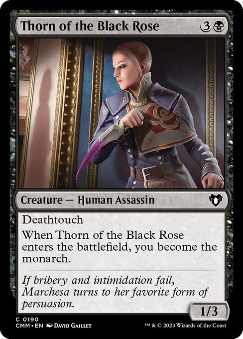 Thorn of the Black Rose card from CMM #190