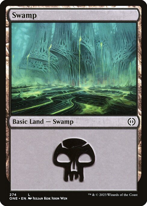 Swamp (274) card from ONE #274