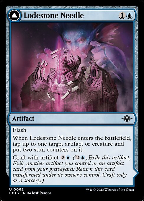 Lodestone Needle card from LCI #62