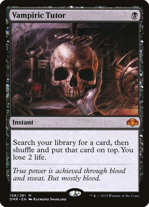 Vampiric Tutor card from DMR #108