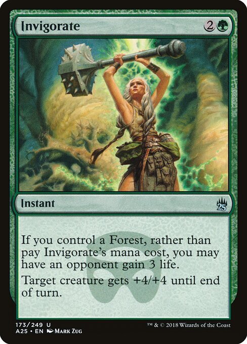 Invigorate card from A25 #173