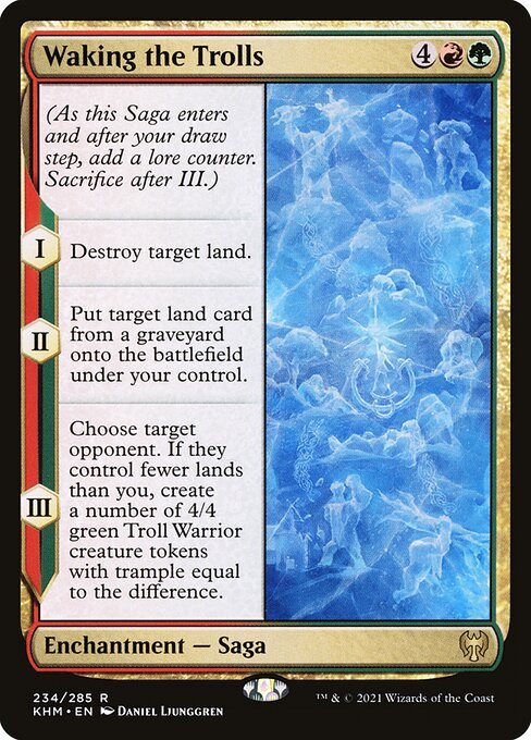 Waking the Trolls card from KHM #234