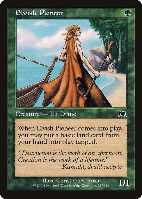 Elvish Pioneer card from ONS #257