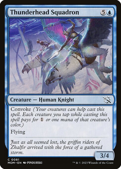 Thunderhead Squadron card from MOM #81