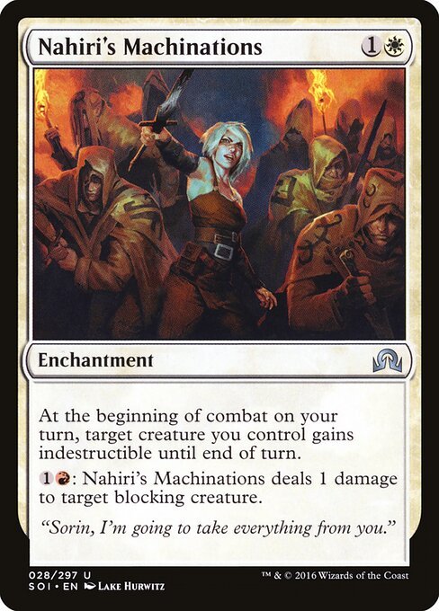 Nahiri's Machinations card from SOI #28