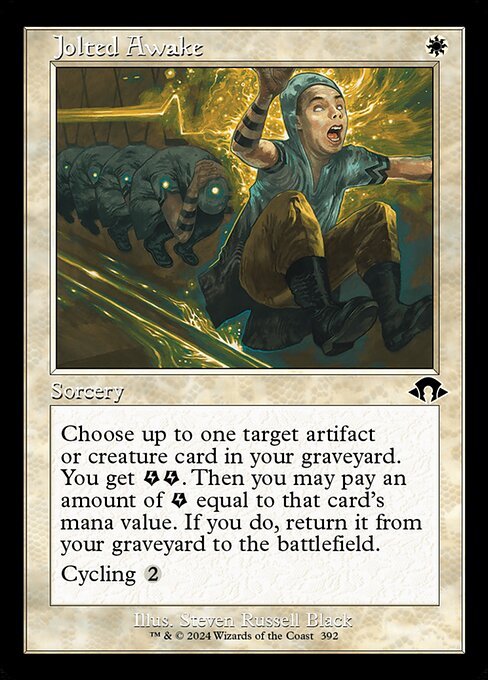 Jolted Awake card from MH3 #392