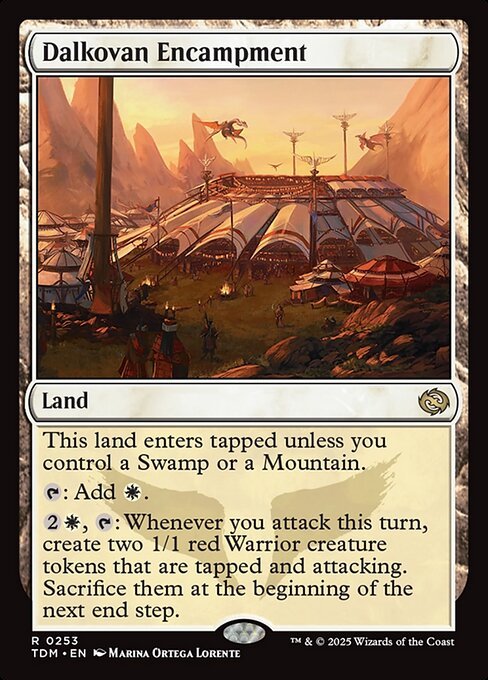 Dalkovan Encampment card from TDM #253