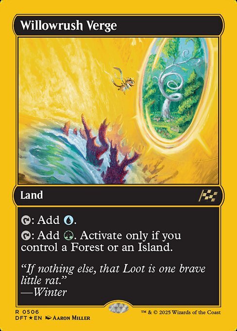 Willowrush Verge card from DFT #506