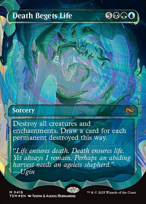 Death Begets Life card from TDM #416
