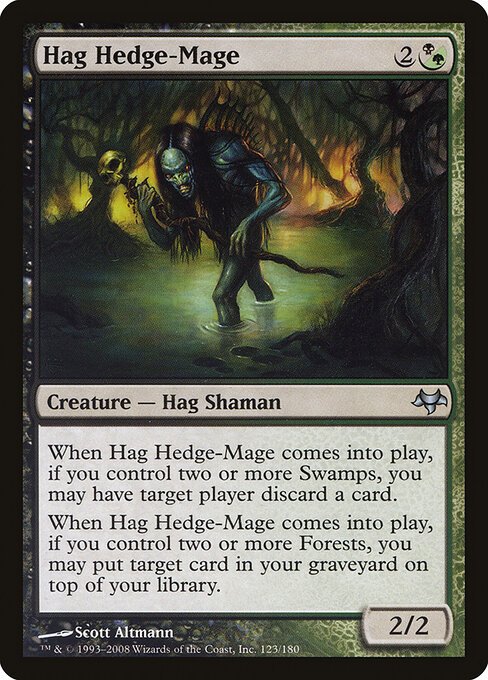 Hag Hedge-Mage card from EVE #123