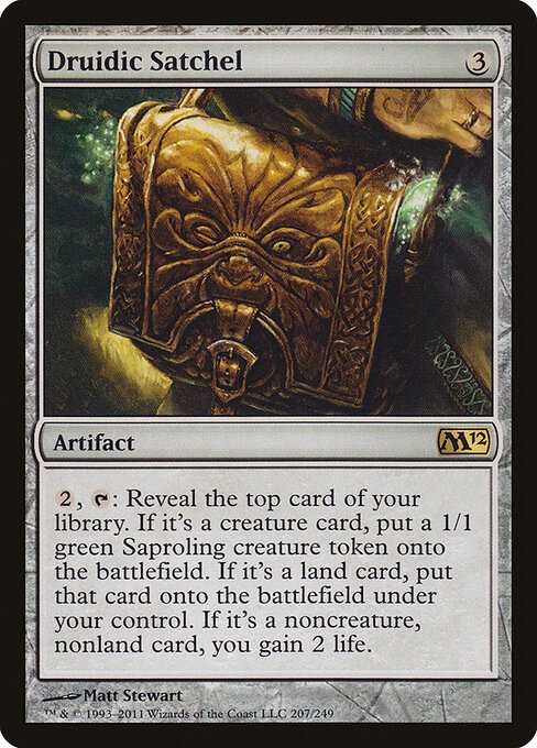 Druidic Satchel card from M12 #207