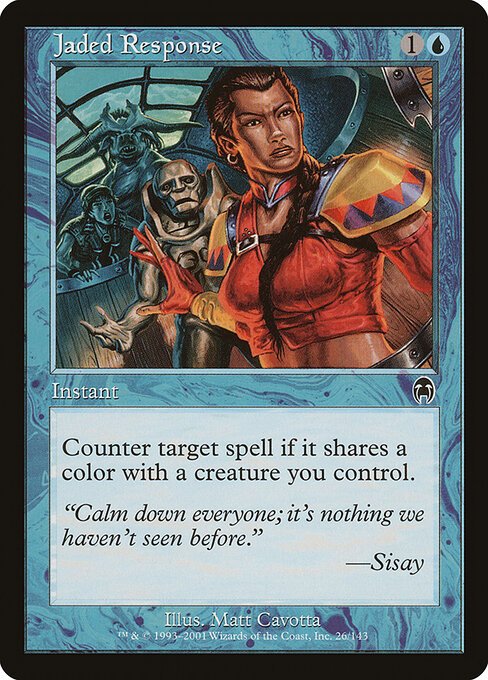 Jaded Response card from APC #26