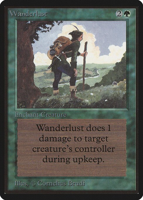 Wanderlust card from LEB #product-8956