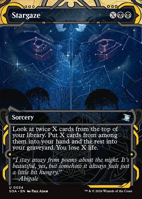 Stargaze card from SOA #34