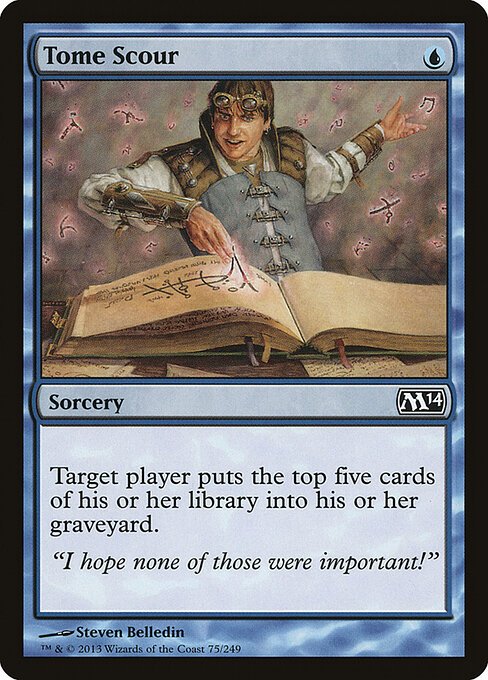 Tome Scour card from M14 #75