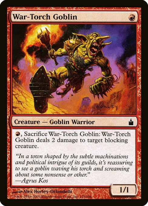 War-Torch Goblin card from RAV #151