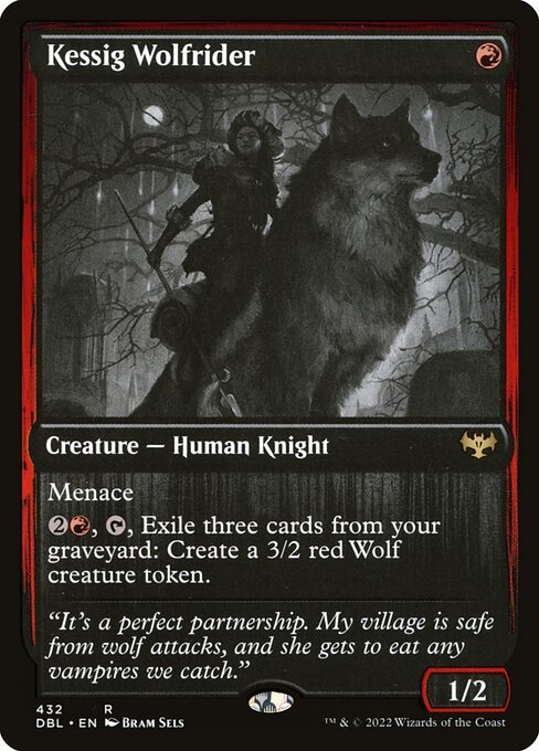 Kessig Wolfrider card from DBL #432