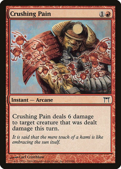 Crushing Pain card from CHK #162