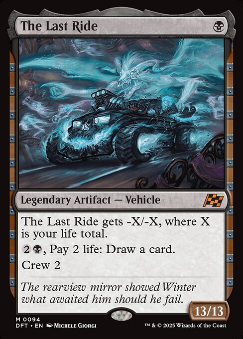 The Last Ride card from DFT #94