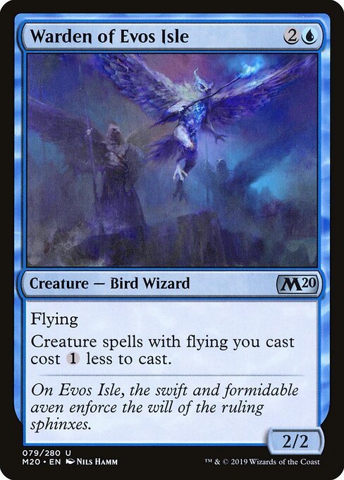 Warden of Evos Isle card from M20 #79