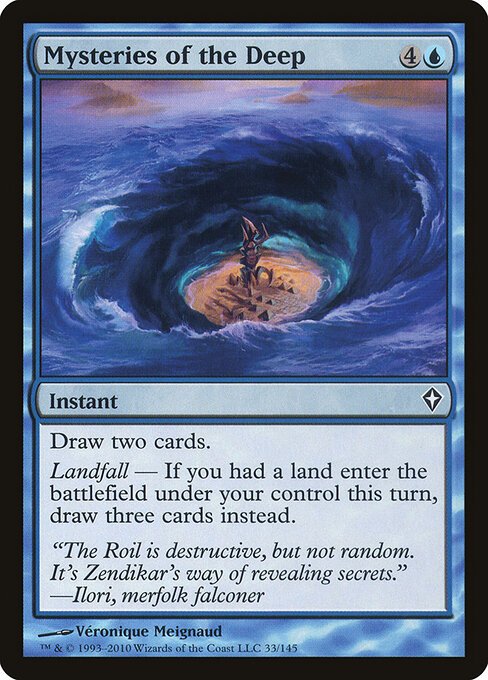 Mysteries of the Deep card from WWK #33