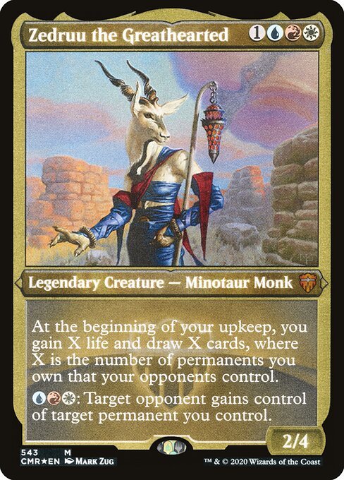 Zedruu the Greathearted card from CMR #543