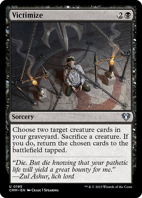 Victimize card from CMM #195