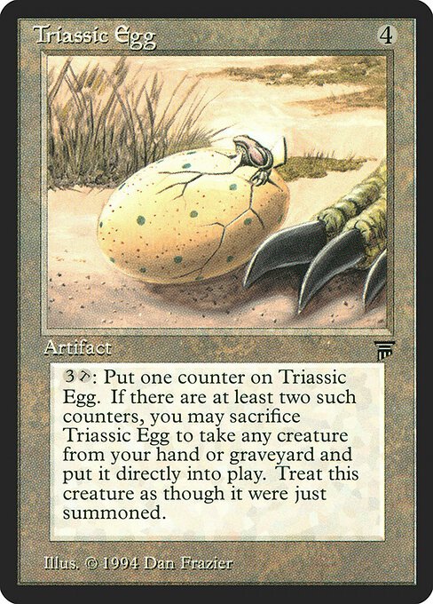 Triassic Egg card from LEG #product-4056